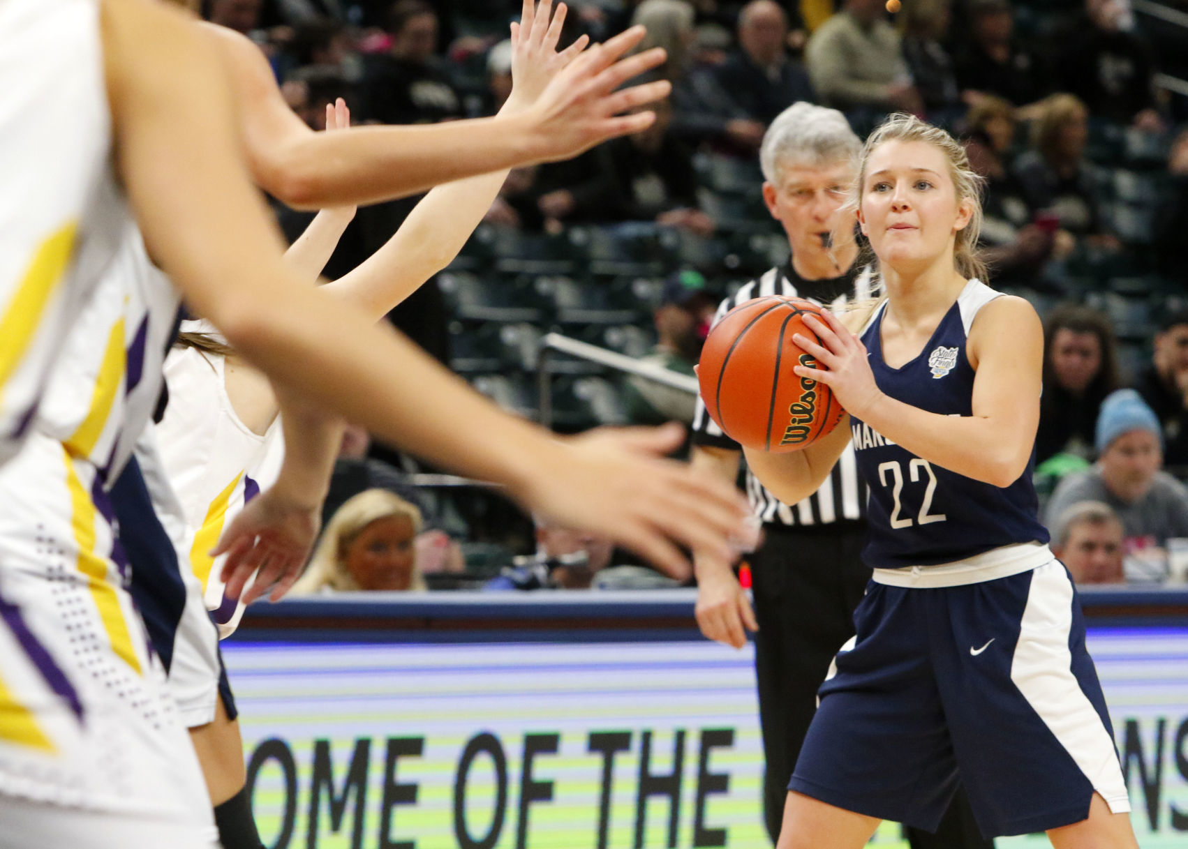 Marquette Catholic vs. Vincennes Rivet in Class A championship